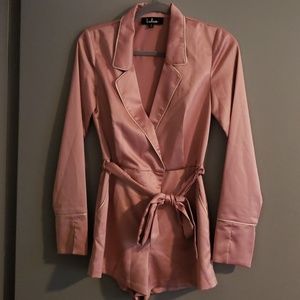 Rose gold romper in excellent condition